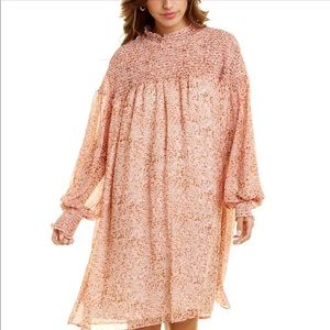 70/21 Smocked Yoke Shift Dress Multi Color